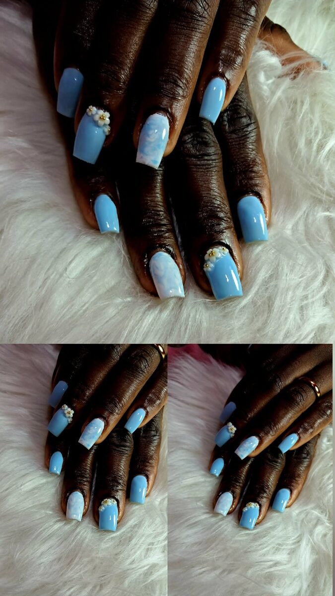 Unhas azuis